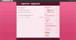 Desktop Screenshot of fashion--mansion.blogspot.com