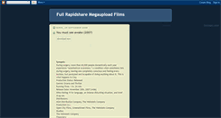 Desktop Screenshot of fullrapidsharefilms.blogspot.com