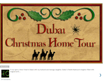 Tablet Screenshot of christmashometour.blogspot.com