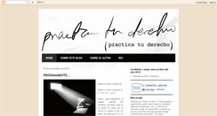 Desktop Screenshot of practicatuderecho.blogspot.com