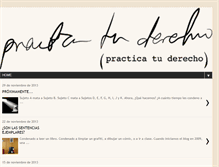 Tablet Screenshot of practicatuderecho.blogspot.com