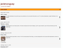 Tablet Screenshot of javienuruguay.blogspot.com