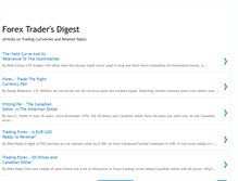 Tablet Screenshot of forextradersdigest.blogspot.com