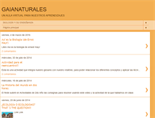 Tablet Screenshot of gaianaturales.blogspot.com