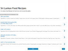 Tablet Screenshot of lankanfood.blogspot.com