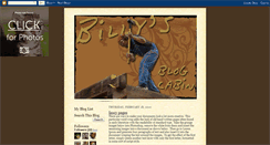 Desktop Screenshot of billysblogcabin.blogspot.com