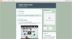 Desktop Screenshot of englishteachermona.blogspot.com