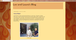 Desktop Screenshot of leeandlaurasblog.blogspot.com