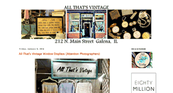 Desktop Screenshot of allthatsvintage.blogspot.com