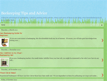 Tablet Screenshot of beekeepingtipsandadvice.blogspot.com