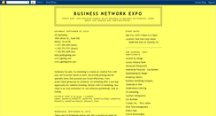 Desktop Screenshot of businessnetworkexpo.blogspot.com