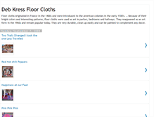 Tablet Screenshot of debkressfloorcloths.blogspot.com