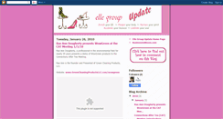 Desktop Screenshot of ellegroupupdate.blogspot.com