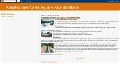 Desktop Screenshot of abastecimientoyalcantarillado.blogspot.com