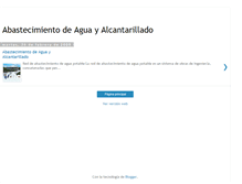 Tablet Screenshot of abastecimientoyalcantarillado.blogspot.com