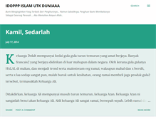 Tablet Screenshot of idopislamutkdunia.blogspot.com