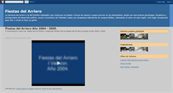 Desktop Screenshot of fiestasdelarriero.blogspot.com