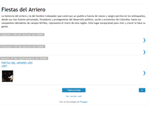 Tablet Screenshot of fiestasdelarriero.blogspot.com