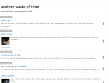 Tablet Screenshot of anotherwaste.blogspot.com