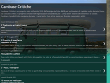 Tablet Screenshot of cambusecritiche.blogspot.com