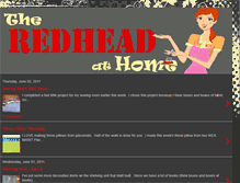 Tablet Screenshot of laurietheredhead.blogspot.com