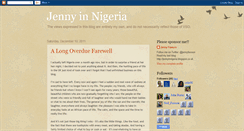 Desktop Screenshot of jennyinnigeria.blogspot.com