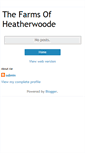 Mobile Screenshot of farmsofheatherwoode.blogspot.com