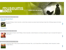 Tablet Screenshot of museums-now.blogspot.com