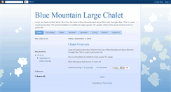 Desktop Screenshot of bluemountainlargechalet.blogspot.com