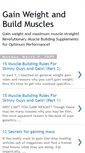 Mobile Screenshot of gain-weight-build-muscles.blogspot.com