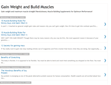 Tablet Screenshot of gain-weight-build-muscles.blogspot.com