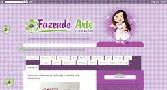 Desktop Screenshot of fazendoartecomaclau.blogspot.com