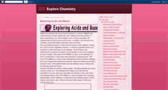 Desktop Screenshot of explore-chemistry.blogspot.com