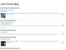 Tablet Screenshot of janisfamily.blogspot.com