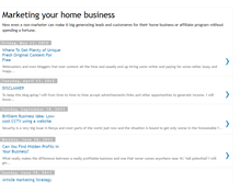 Tablet Screenshot of marketingurhomebiz.blogspot.com