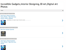 Tablet Screenshot of incrediblegadgets.blogspot.com