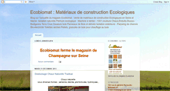 Desktop Screenshot of ecobiomat.blogspot.com