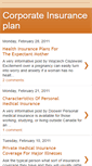 Mobile Screenshot of corporate-insurance-plan.blogspot.com