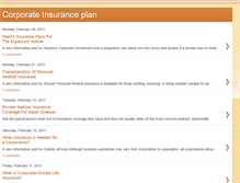 Tablet Screenshot of corporate-insurance-plan.blogspot.com