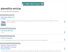 Tablet Screenshot of alamedillanoticias.blogspot.com