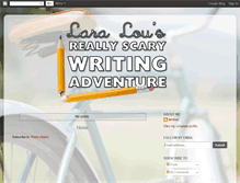 Tablet Screenshot of myscarywritingadventure.blogspot.com