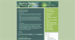 Desktop Screenshot of missmccoysclass.blogspot.com