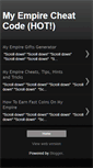 Mobile Screenshot of myempirecheat.blogspot.com