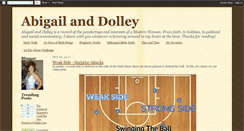 Desktop Screenshot of abigailanddolley.blogspot.com