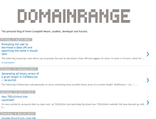 Tablet Screenshot of domainrange.blogspot.com