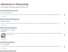 Tablet Screenshot of geoadventures.blogspot.com