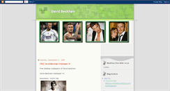 Desktop Screenshot of davidbeckhamhot.blogspot.com