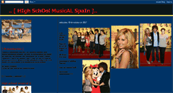 Desktop Screenshot of highschoolmusicalspain.blogspot.com