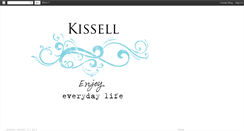 Desktop Screenshot of kissellfam.blogspot.com