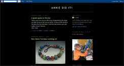 Desktop Screenshot of anniediditstudio.blogspot.com